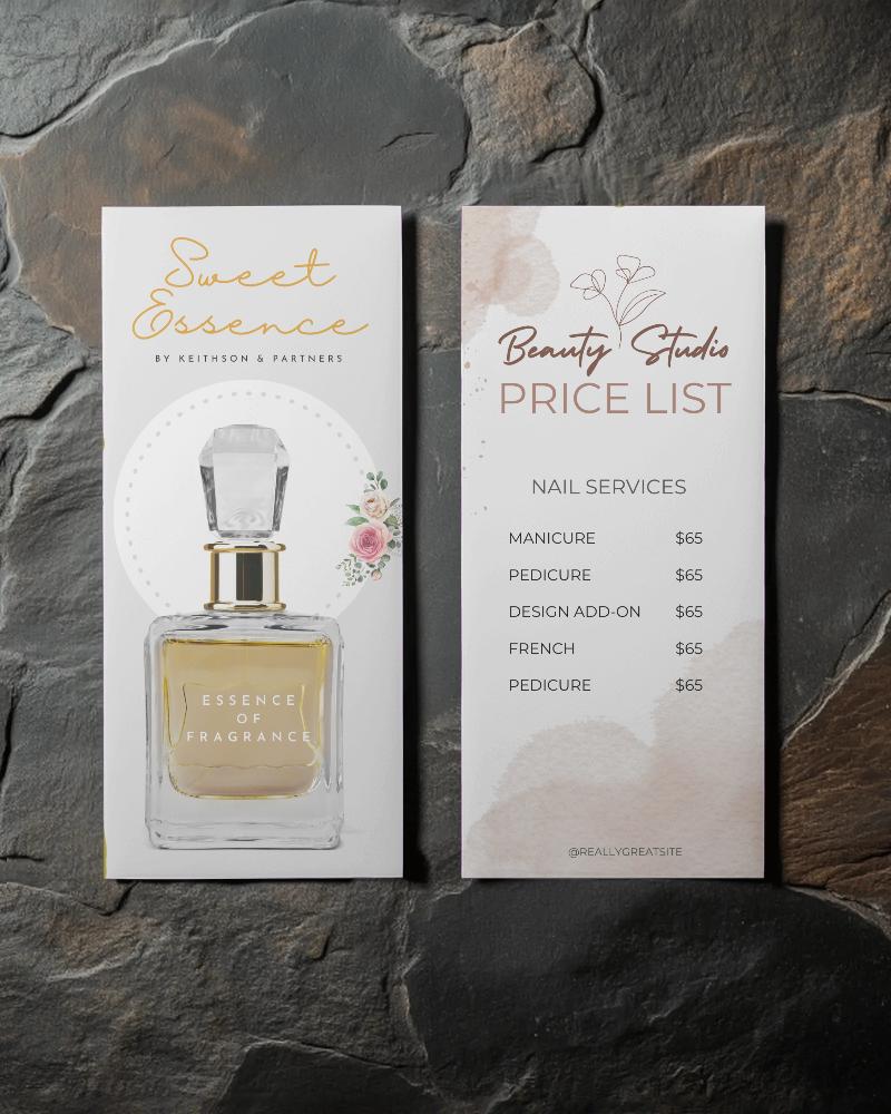 Dual White Flyer Mockup Top View On Dark Rustic Stone Backdrop Simple And Modern 0118